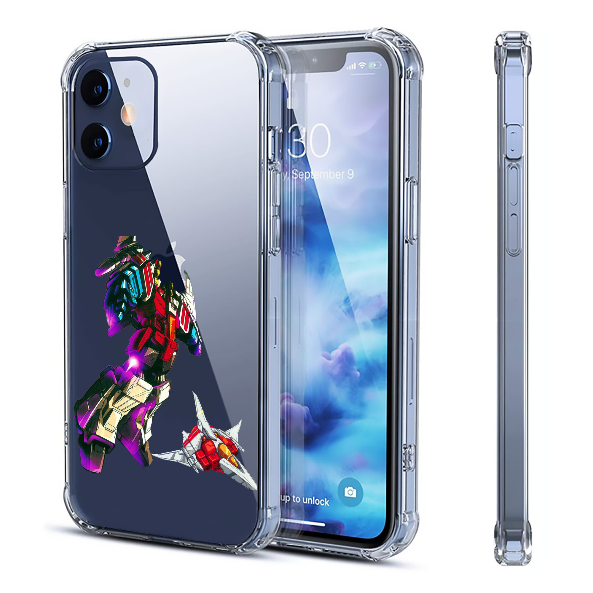 （画像用）  【iPhone 12シリーズ対応】透明スマホケース（クリアソフトケース）